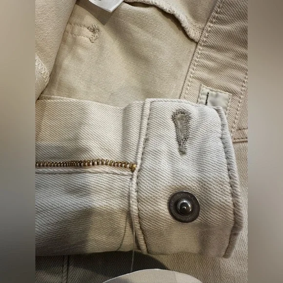 AG Cream Jean Mini Skirt - Picture 9 of 13